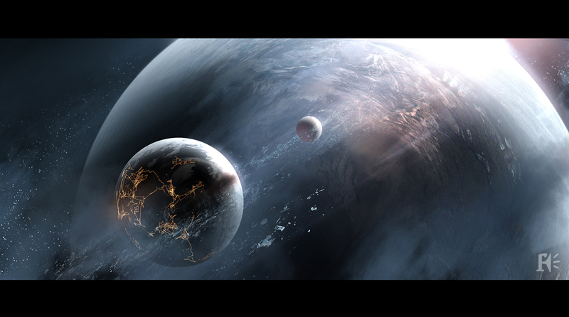 Illustration for article titled Planetscape Paintings from an Interstellar Journey